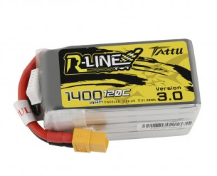 Bateria Lipo TATTU 1400 mAh 6S 22.2v 120C R-Line